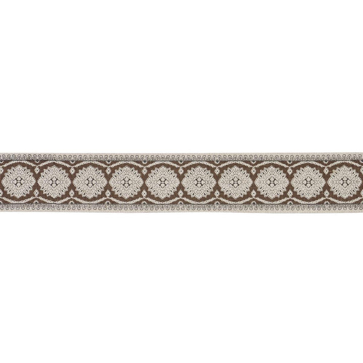 Maximilian Tape Brown 84331 by Schumacher Designer Trim Rita Konig - Swanky Fabrics -
