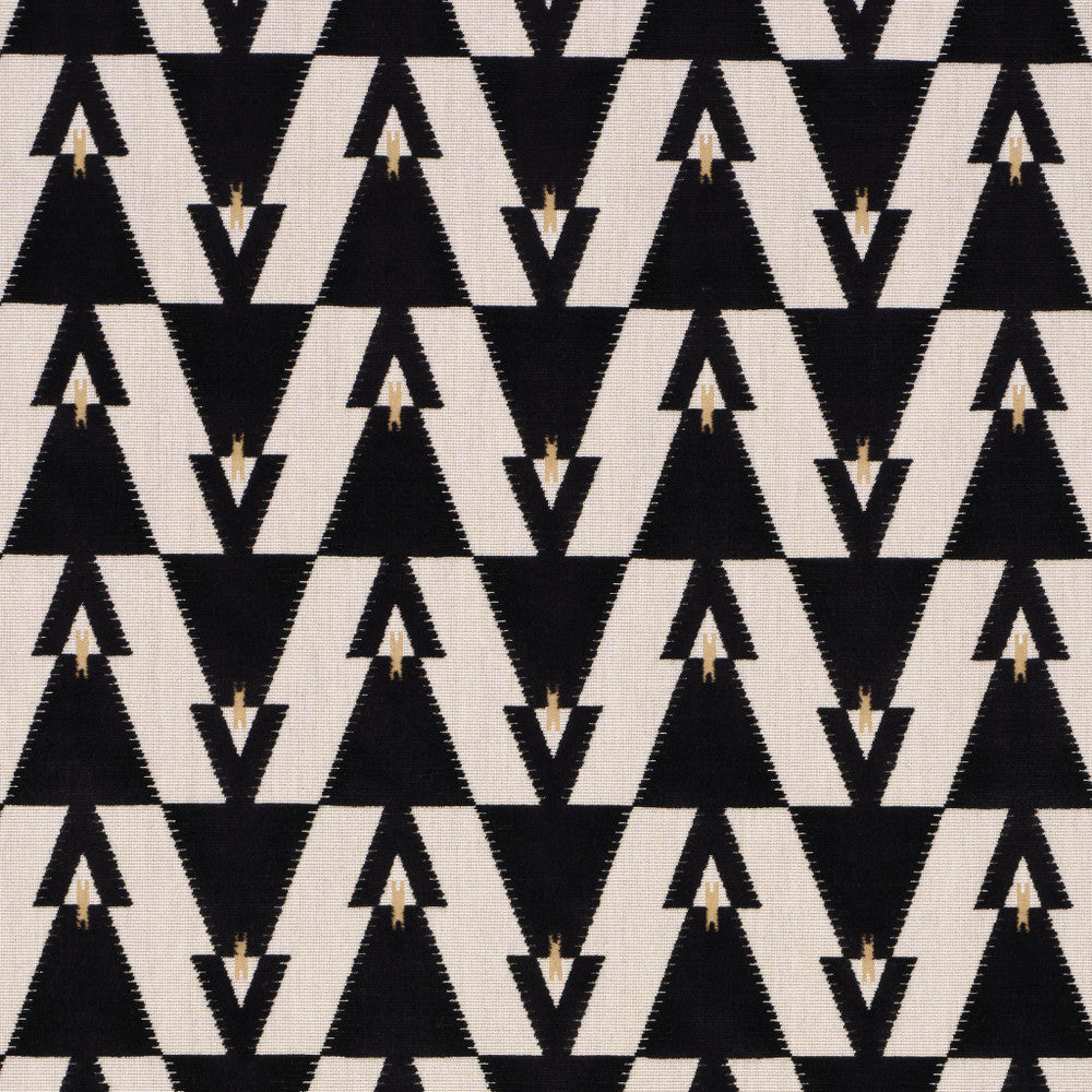 Kalido Velvet Onyx 84121 by Schumacher Fabric Perennial Favorites 5.38" - Fabric Carolina -