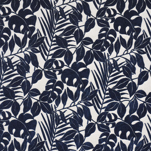 Miramar Indoor/Outdoor Velvet Navy 84323 by Schumacher Fabric