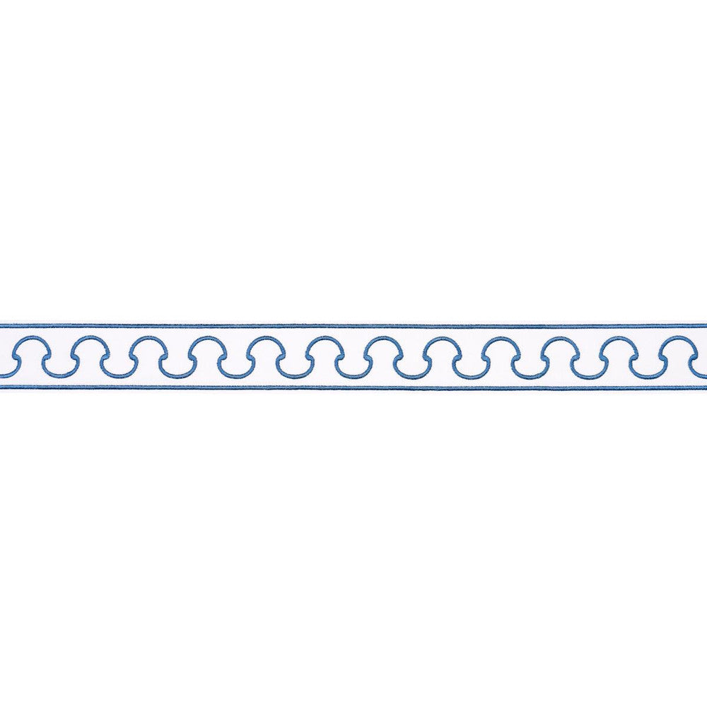 Grenelle Marine 84562 by Schumacher Trim Paloma Contreras Trims 2.5" - Fabric Carolina -