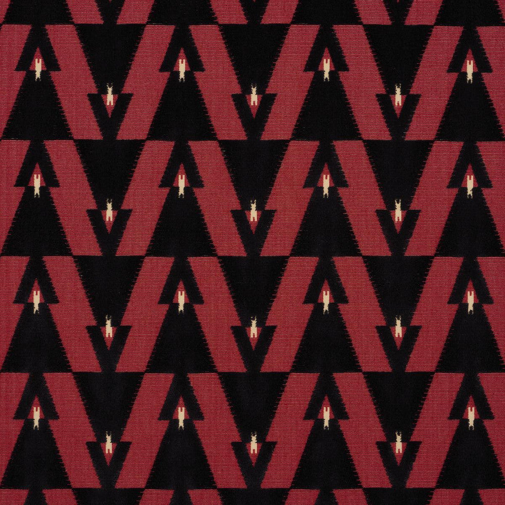 Kalido Velvet Ladybird 84120 by Schumacher Fabric Perennial Favorites 5.38" - Fabric Carolina -