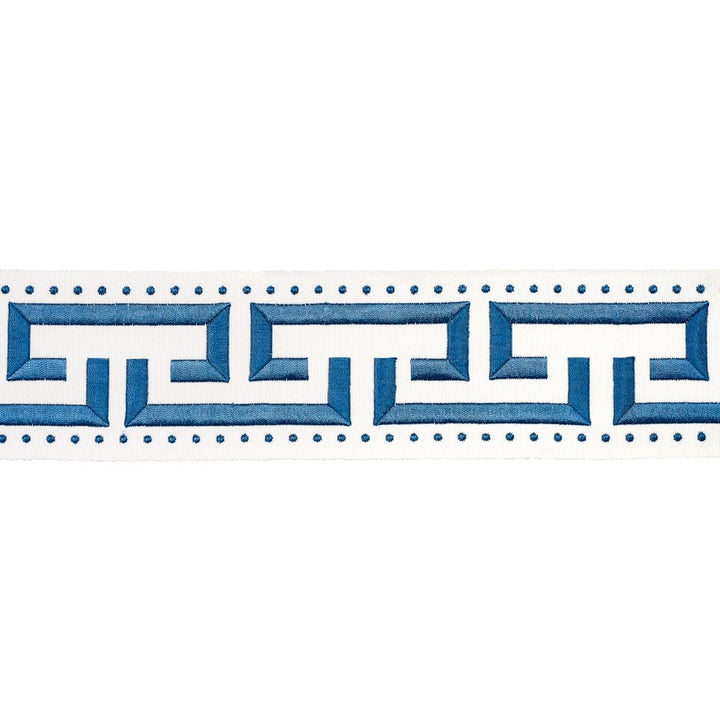 Margo Fret Marine 84580 by Schumacher Trim Paloma Contreras Trims 3.0" - Fabric Carolina -
