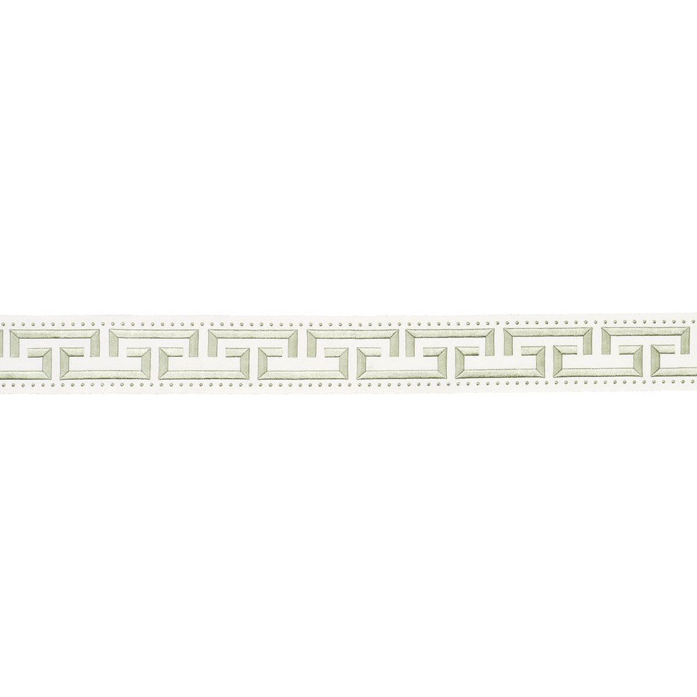 Margo Fret Celadon 84583 by Schumacher Trim Paloma Contreras Trims 3.0" - Fabric Carolina -