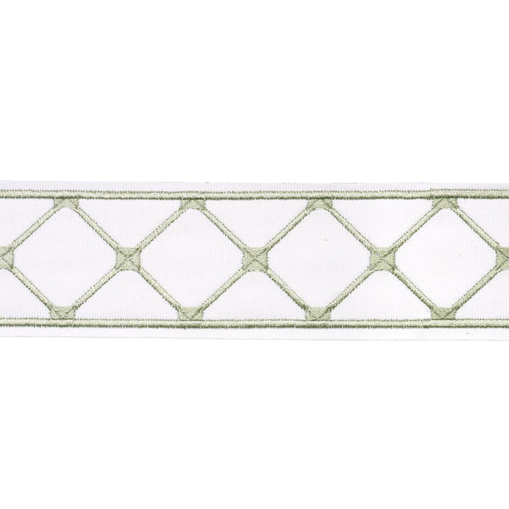 Parisian Bamboo Celadon 84601 by Schumacher Trim Paloma Contreras Trims 2.5" - Fabric Carolina -