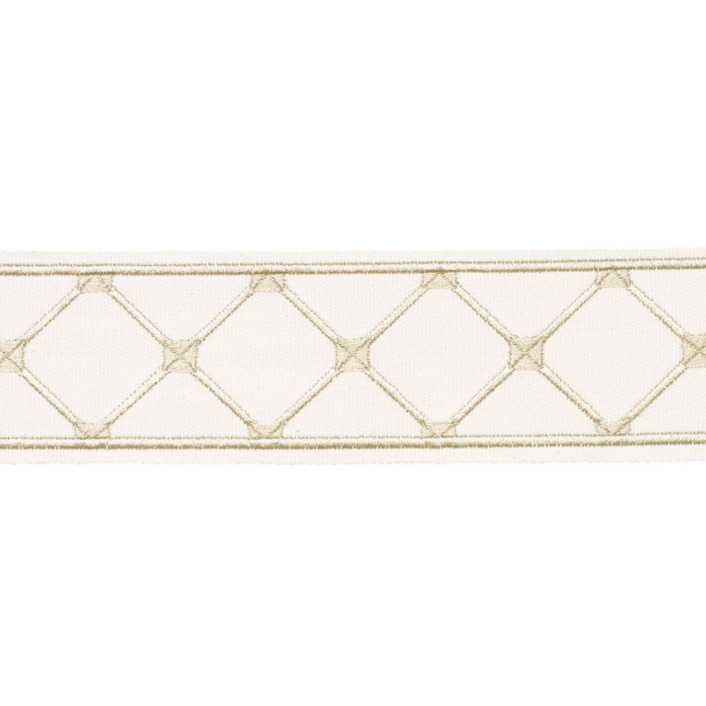 Parisian Bamboo Ivory 84603 by Schumacher Trim Paloma Contreras Trims 2.5" - Fabric Carolina -