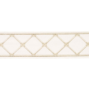 Parisian Bamboo Ivory 84603 by Schumacher Trim
