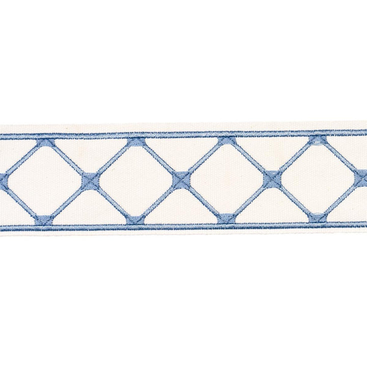 Parisian Bamboo Porcelain 84602 by Schumacher Trim Paloma Contreras Trims 2.5" - Fabric Carolina -