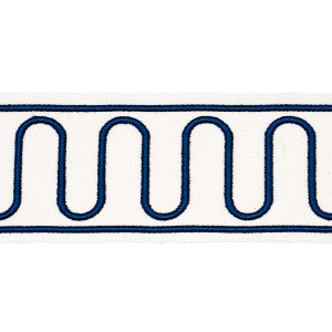 Royere Scroll Marine 84620 by Schumacher Trim