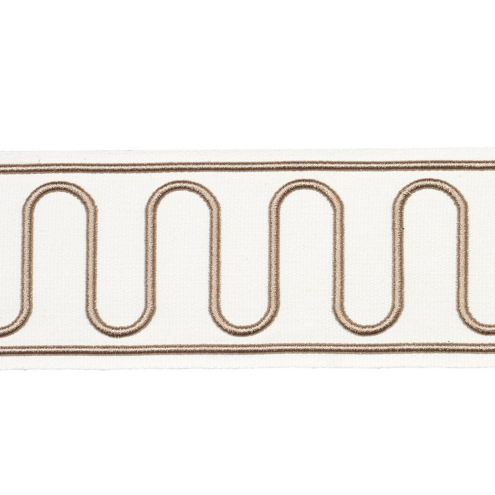 Royere Scroll Ivory 84623 by Schumacher Trim Paloma Contreras Trims 3.0" - Fabric Carolina -