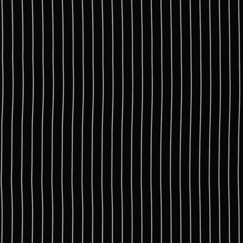 Positano Stripe Black & White 70910 by Schumacher Fabric Riviera 100% Solution Wyzenbeek 30,000 Horizontal: 1.25 and Vertical: - 56 - Fabric Carolina -