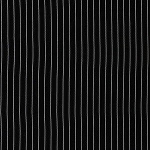 Positano Stripe Black & White 70910 by Schumacher Fabric