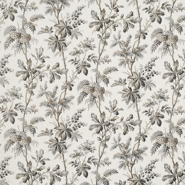 Brantwood Vine Graphite 174115 by Schumacher Fabric A Country Life 18.0" - Fabric Carolina -