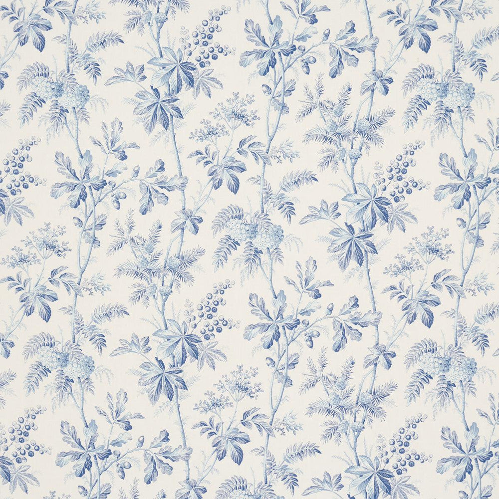 Brantwood Vine Porcelain 174113 by Schumacher Fabric A Country Life 18.0" - Fabric Carolina -