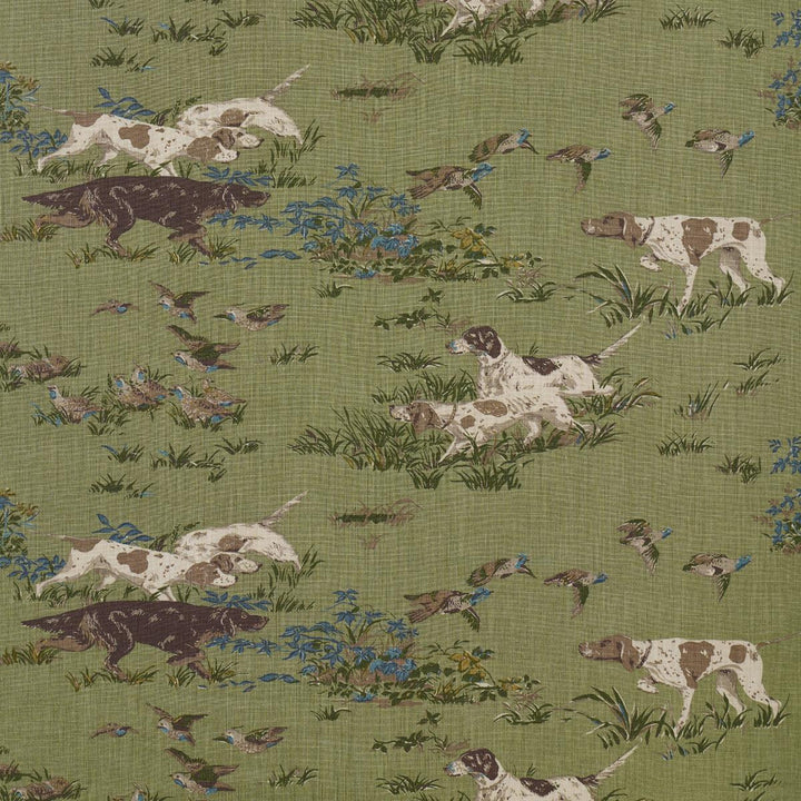 Pointers Meadow 175164 by Schumacher Fabric A Country Life 54.0" - Fabric Carolina -