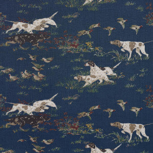 Pointers Indigo 175163 by Schumacher Fabric