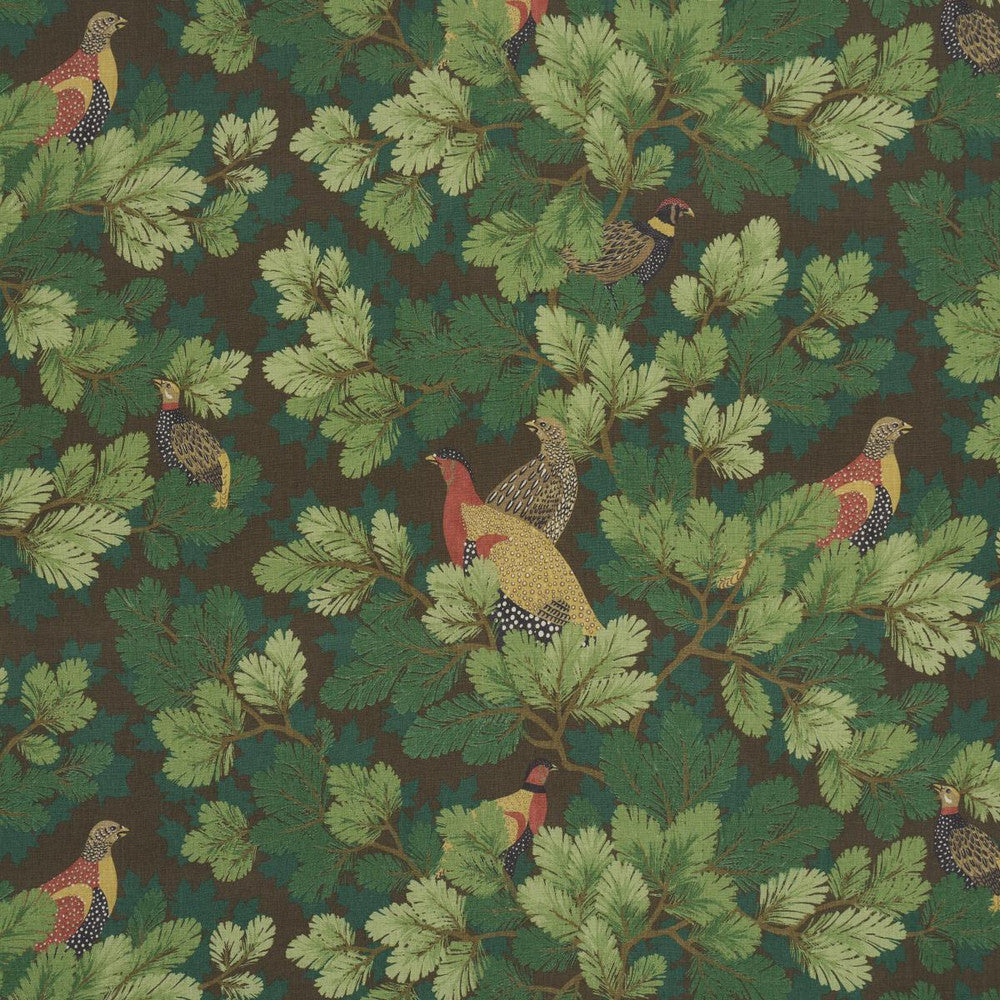 Covey Hedge Chestnut 182251 by Schumacher Designer Fabric A Country Life 27.0" - Swanky Fabrics -