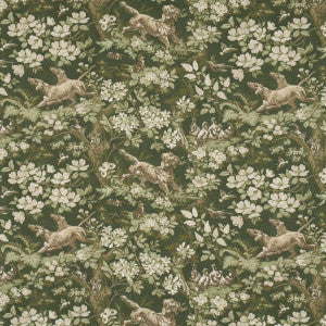 Hound Meadow Forest 182261 by Schumacher Fabric