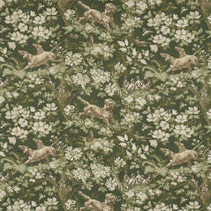 Hound Meadow Forest 182261 by Schumacher Fabric