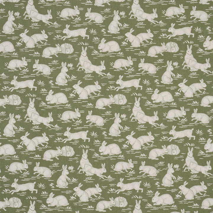 Cottontails Moss 182240 by Schumacher Fabric A Country Life 6.75" - Fabric Carolina -