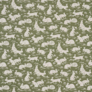 Cottontails Moss 182240 by Schumacher Fabric