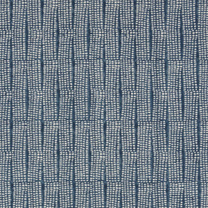 Noland Block Print Indigo 182290 by Schumacher Fabric