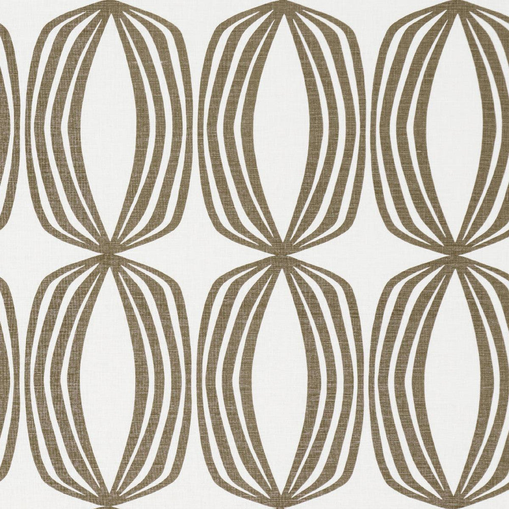 Fontana Hand Print Peat 182320 by Schumacher Designer Fabric Mesa 9.0" - Swanky Fabrics -