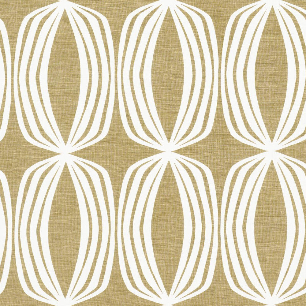 Fontana Hand Print Ochre 182321 by Schumacher Fabric Mesa 9.0" - Fabric Carolina -