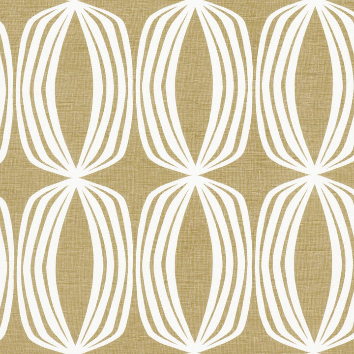 Fontana Hand Print Ochre 182321 by Schumacher Fabric Mesa 9.0" - Fabric Carolina -