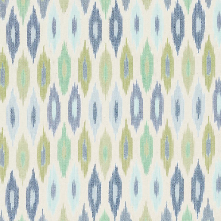 Sunara Ikat Peacock 3471002 by Schumacher Fabric Ashbury 6.75" - Fabric Carolina -