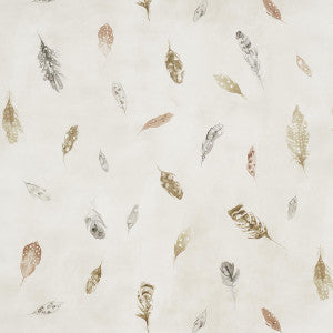 Woodland Feathers Autumn 5016061 by Schumacher Wallpaper