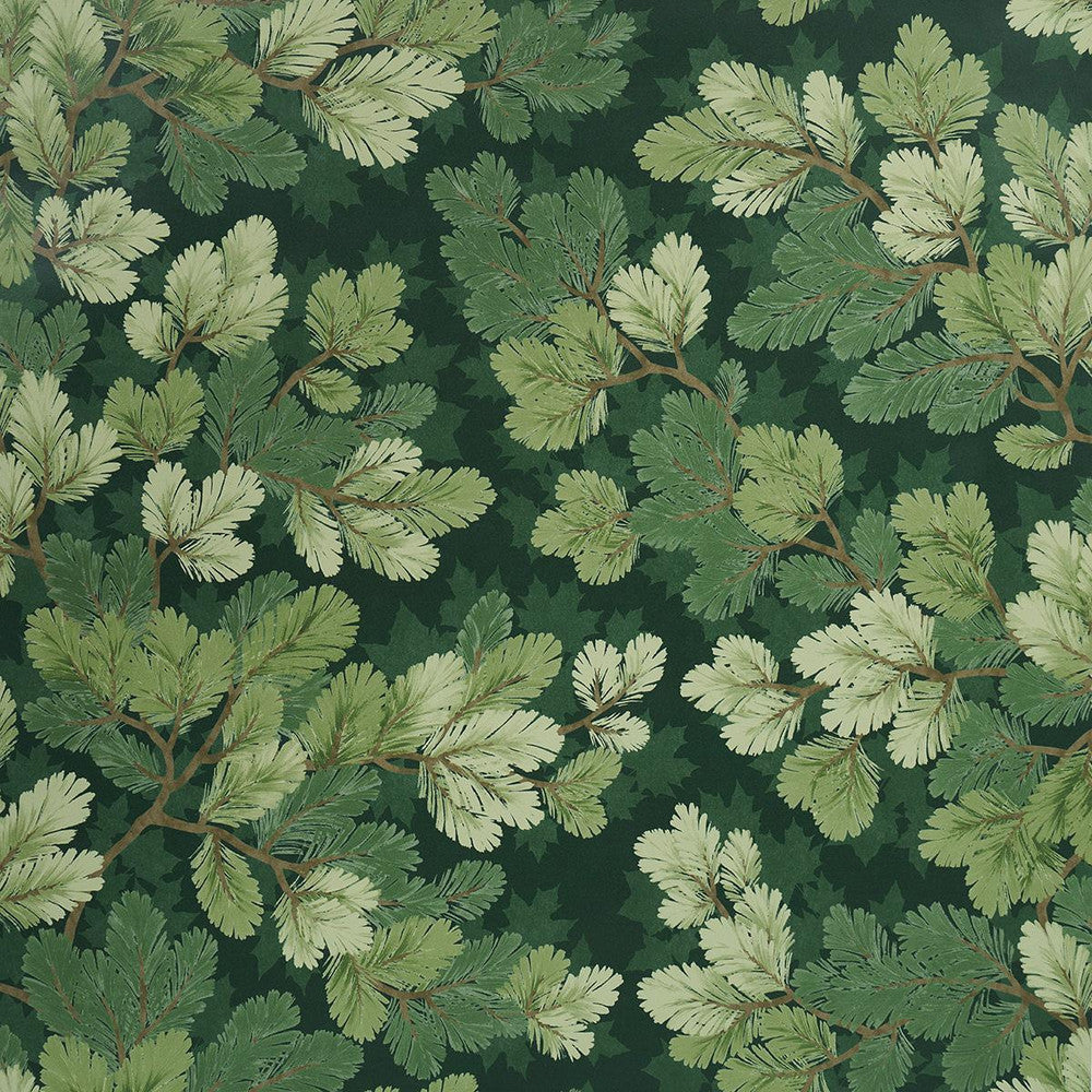 Covey Hedge Forest 5016071 by Schumacher Designer Wallpaper A Country Life 27.0" - Swanky Fabrics -