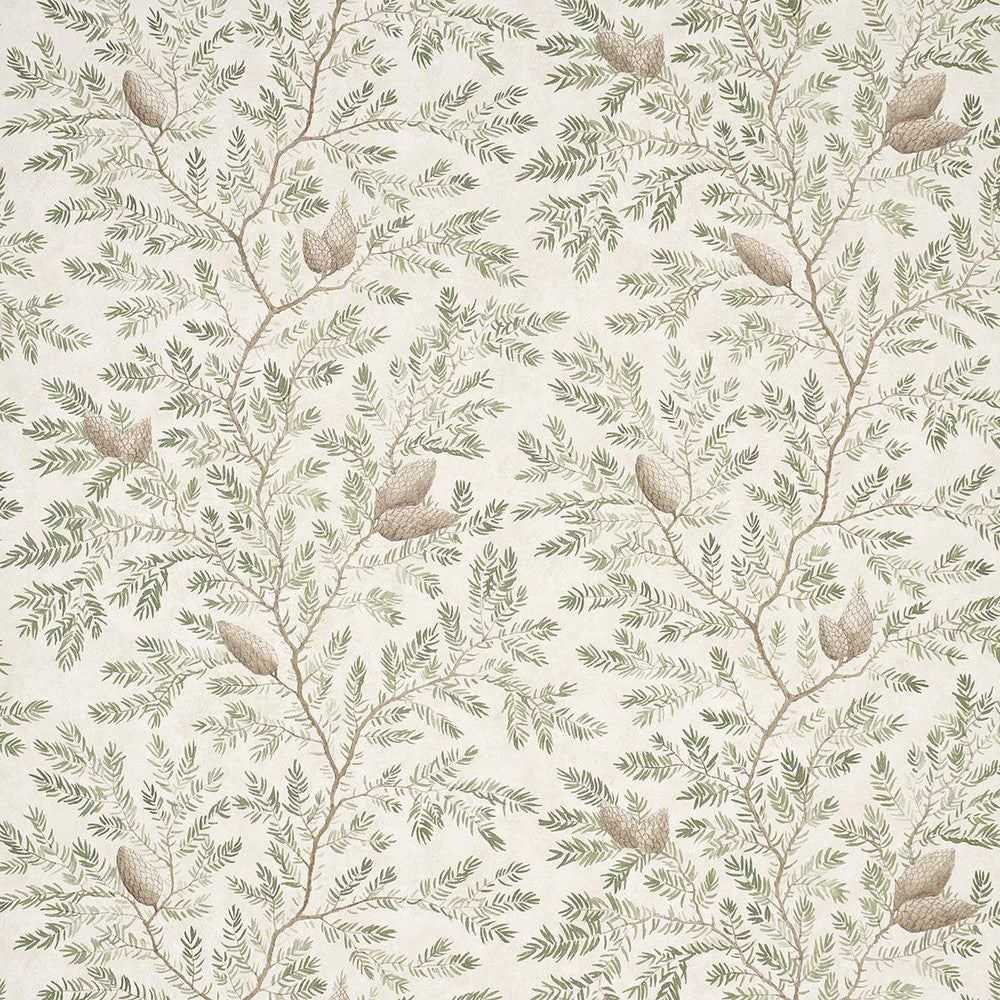 Pinewood Spruce 5016090 by Schumacher Wallpaper A Country Life 27.0" - Fabric Carolina -