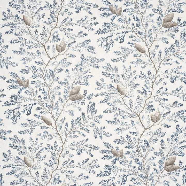 Pinewood Winter 5016091 by Schumacher Wallpaper A Country Life 27.0" - Fabric Carolina -