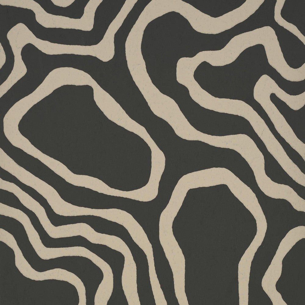 Defeo Carbon 5016102 by Schumacher Wallpaper Mesa 20.5" - Fabric Carolina -