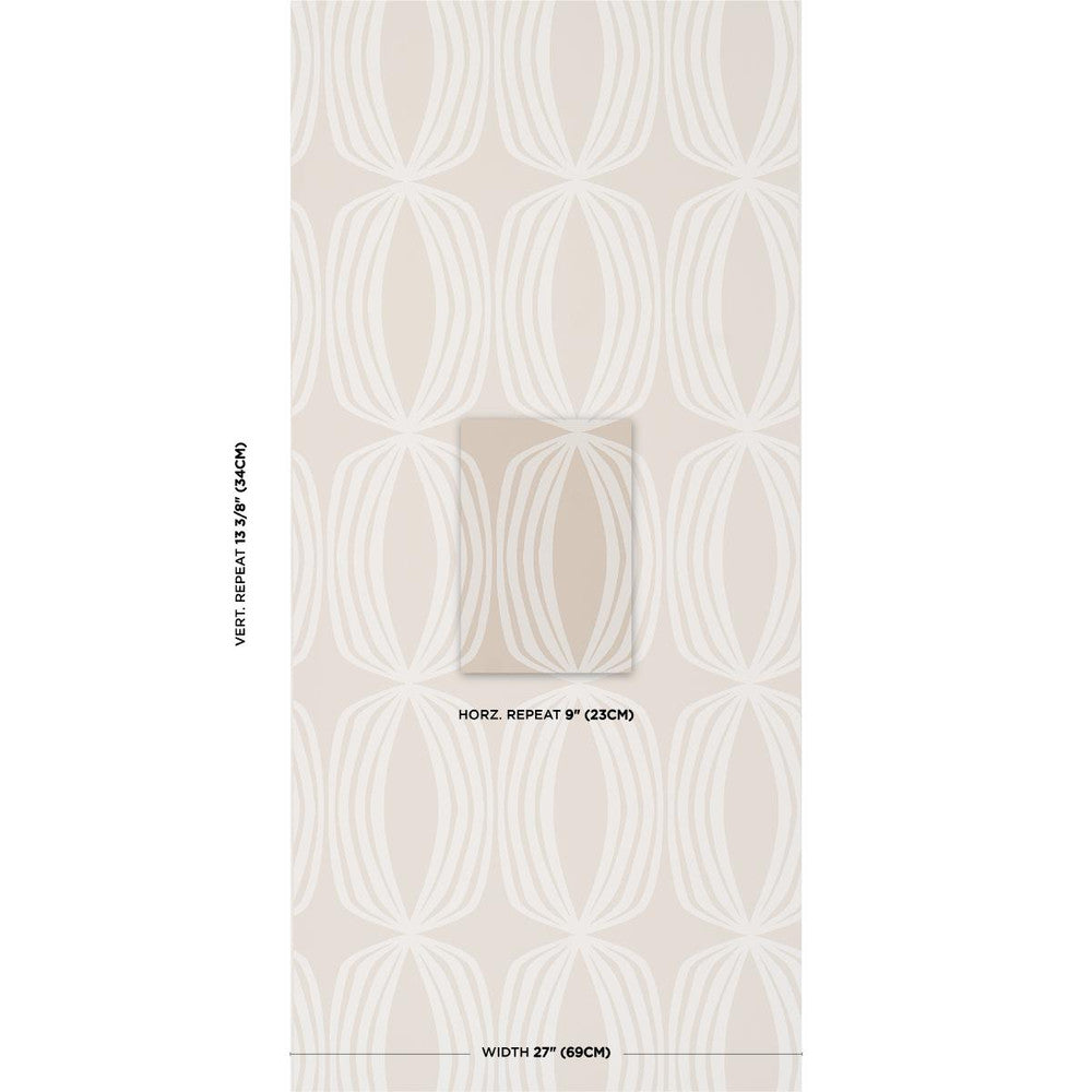 Fontana Birch 5016120 by Schumacher Wallpaper Mesa 9.0" - Fabric Carolina -