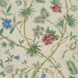 Arasi Botanical Parchment 5017171 by Schumacher Wallpaper