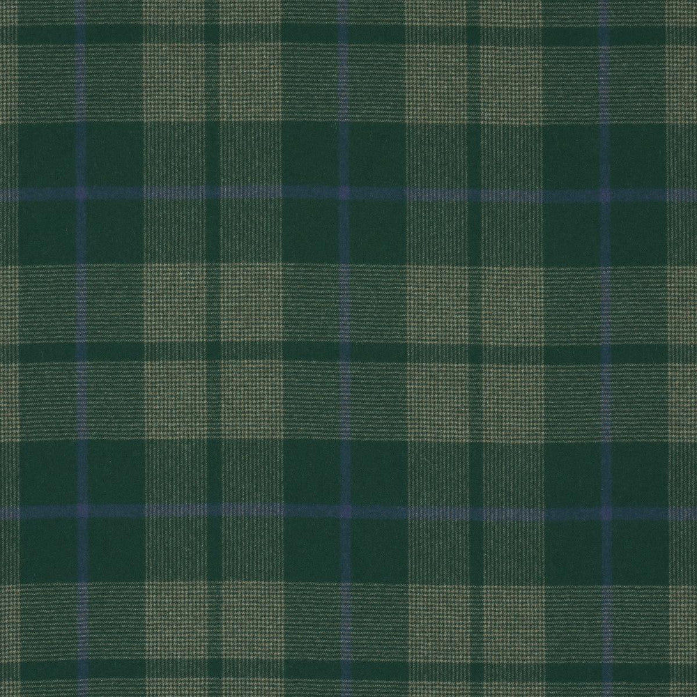 Montana Wool Plaid Hunter 66666 by Schumacher Fabric A Country Life 9.62" - Fabric Carolina -