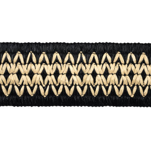 Raphiinae Tape Black 83551 by Schumacher Trim