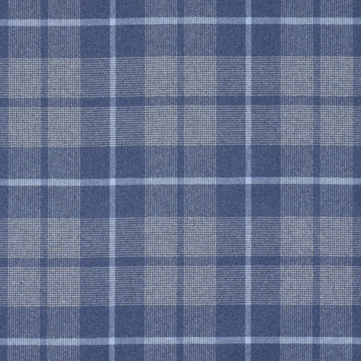 Montana Wool Plaid Slate 66668 by Schumacher Fabric A Country Life 9.62" - Fabric Carolina -