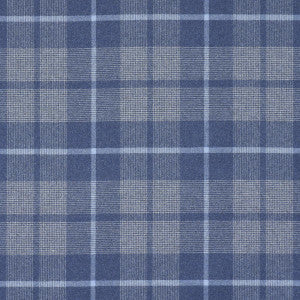 Montana Wool Plaid Slate 66668 by Schumacher Fabric
