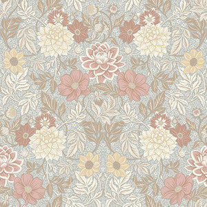 Dahlia Garden Multi 7692 by Schumacher Wallpaper