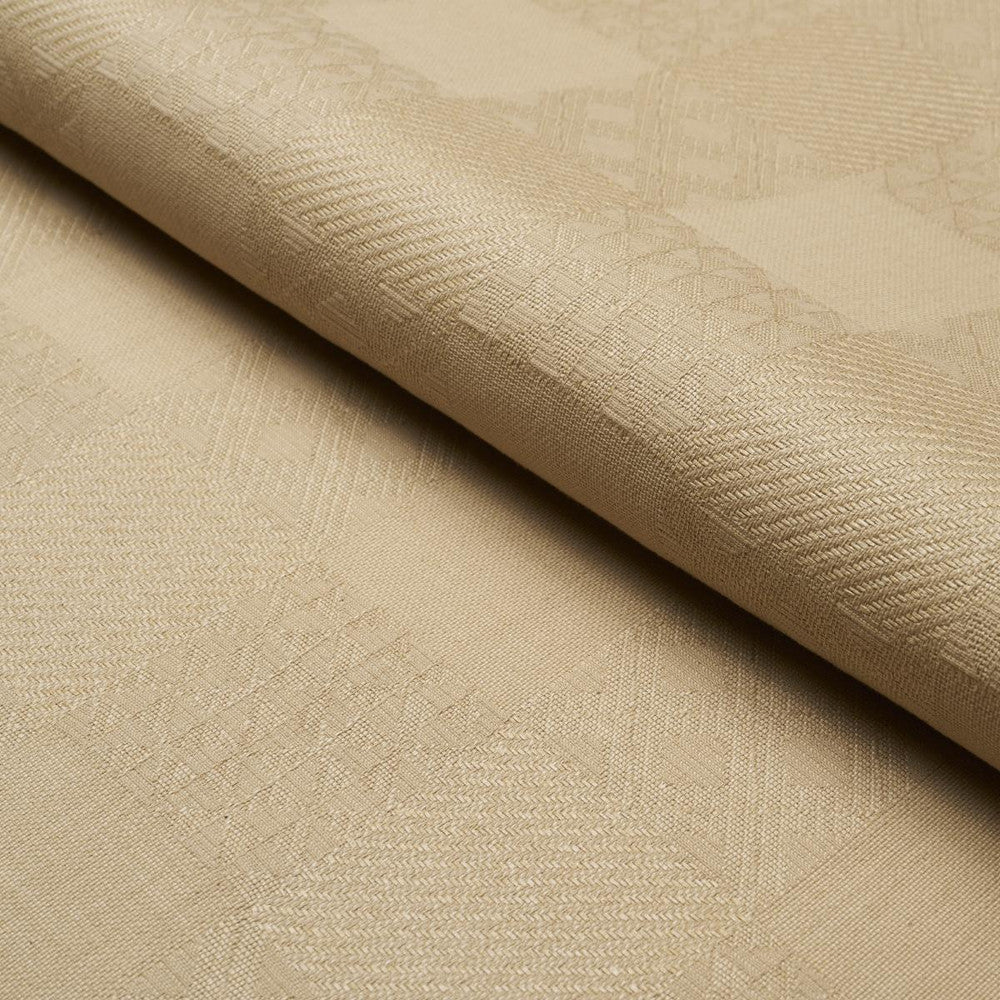 Malia Natural 84050 by Schumacher Fabric Patterson Flynn 6.25" - Fabric Carolina -