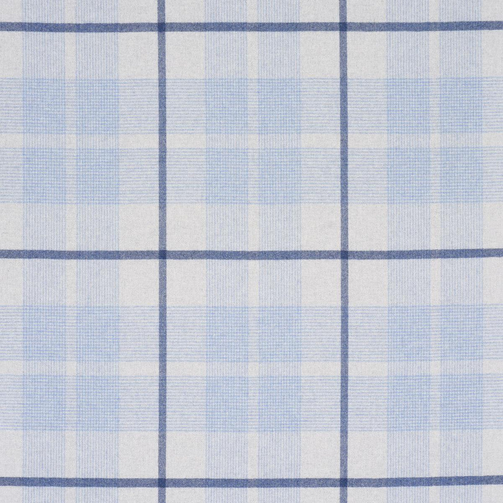 Montana Wool Plaid Arctic 66667 by Schumacher Fabric A Country Life 9.62" - Fabric Carolina -
