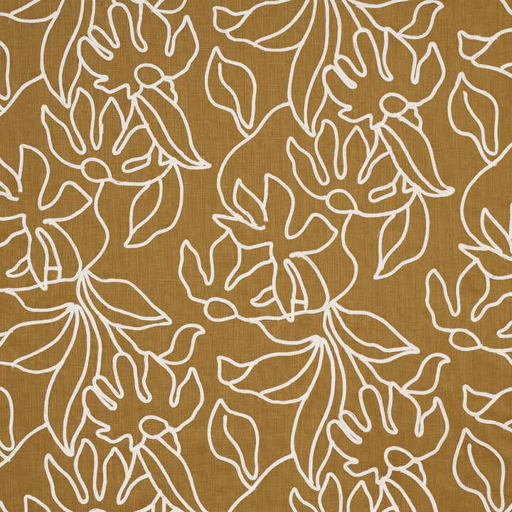 Lola Embroidery Saffron 84411 by Schumacher Fabric Mesa 16.88" - Fabric Carolina -