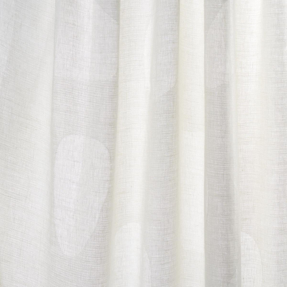 Elaine Sheer White 84421 by Schumacher Fabric Mesa 104.0" - Fabric Carolina -
