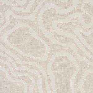 Defeo Embroidery Bone 84431 by Schumacher Fabric