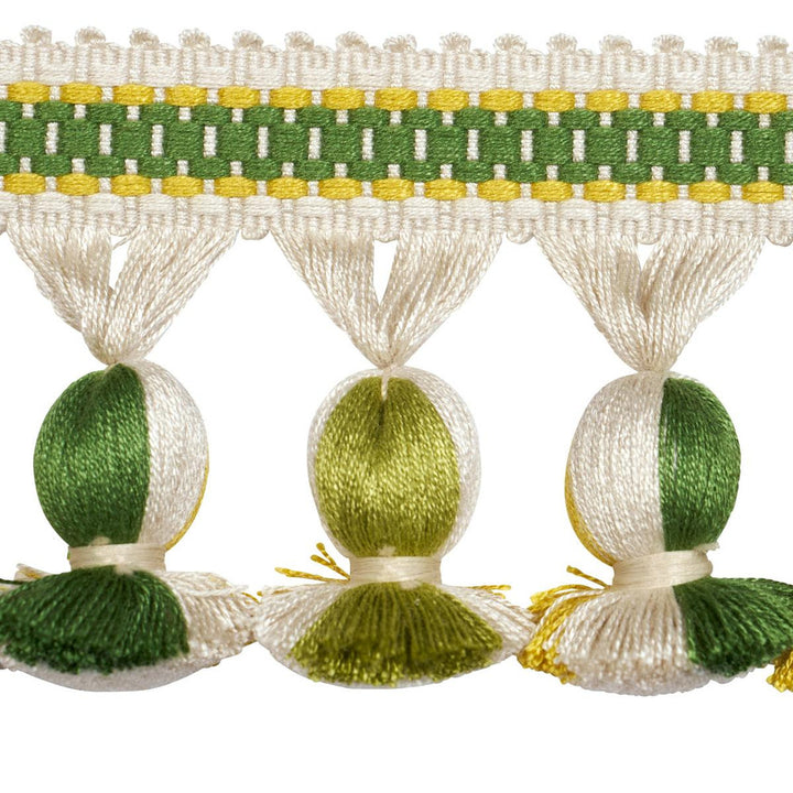 Ali Tassel Leaf 84672 by Schumacher Trim Ashbury 2.75" - Fabric Carolina -