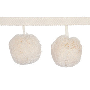 Pom Pom Ivory 84770 by Schumacher Trim
