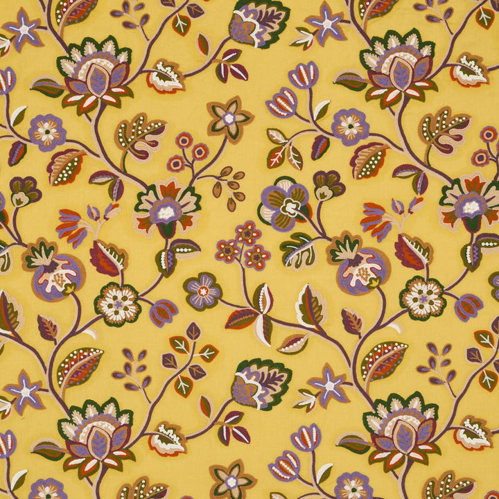 Loulou Embroidery Jewel 84750 by Schumacher Fabric Ashbury 25.5" - Fabric Carolina -