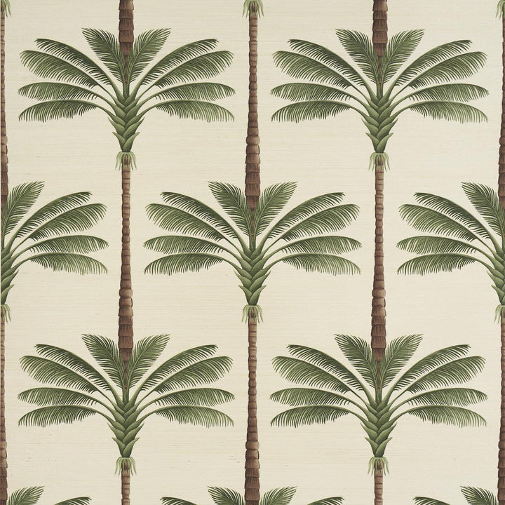 Amazonas Mystique Tropical Shades Of Blue 5016941 by Schumacher Designer Wallpaper Johanna Ortiz 13.5" - Swanky Fabrics -